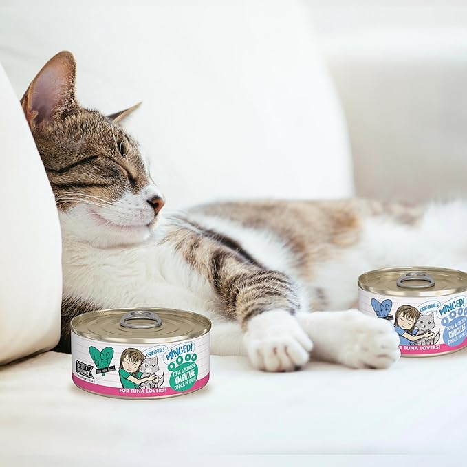 Weruva BFF Minced Natural Wet Cat Food, Batch O Besties Variety Pack, 3oz Can, Pack of 12
