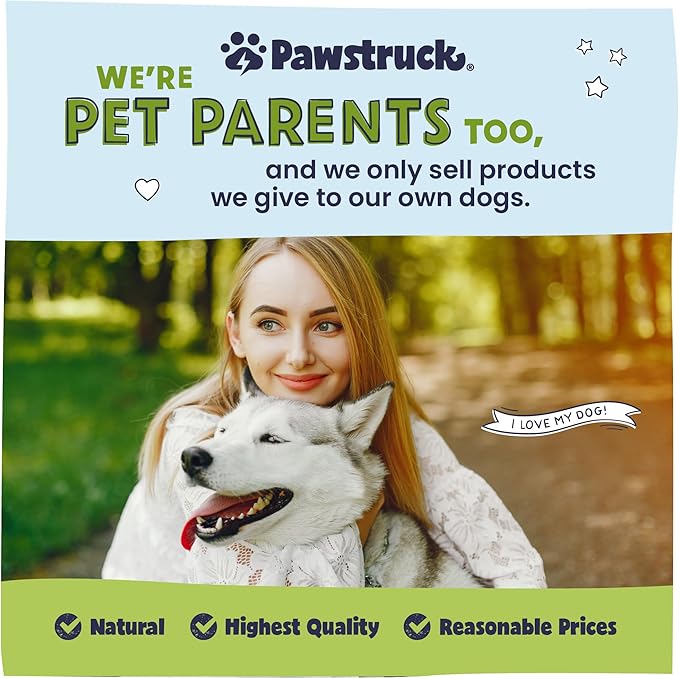 Pawstruck Natural Bizarre Cow Ears Bargain Bag – Rawhide-Free, Highly Digestible, Low Calorie & Long-Lasting Chew Treat for All Breeds – 1.5 lb Bag
