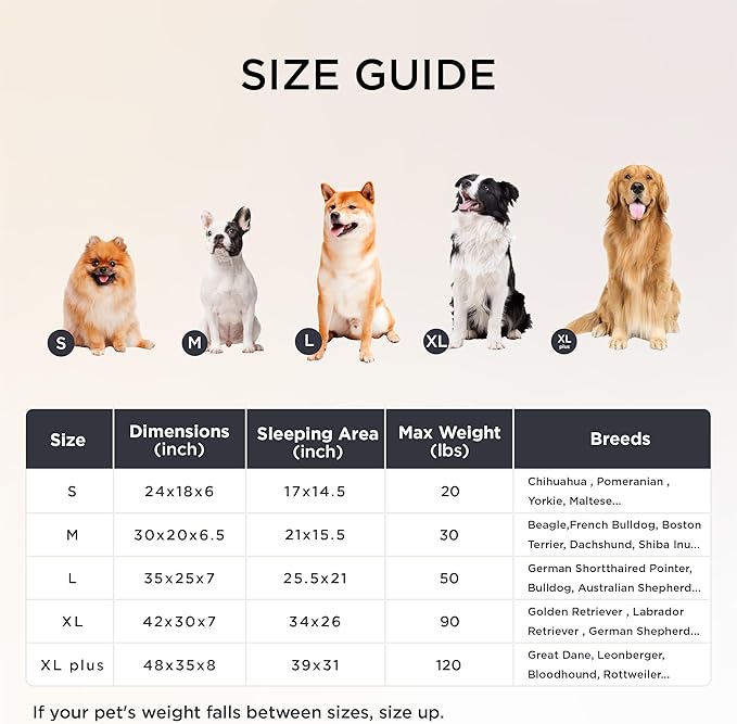 Bedsure Orthopedic Dog Beds for Extra Large Dogs, Waterproof Memory Foam XL Pet Bed with Sides, Non-Slip and Egg-Crate Foam Big Dog Couch Sofa with Washable Removable Corduroy Cover, Grey
