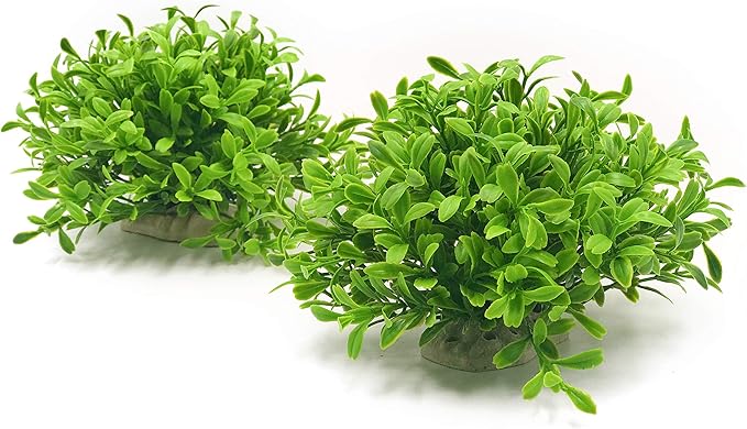 BEGONDIS Aquarium Decorations Fish Tank Artificial Green Water Plants Made of Soft Plastic, Safe for All Fish & Pets (Style-3)