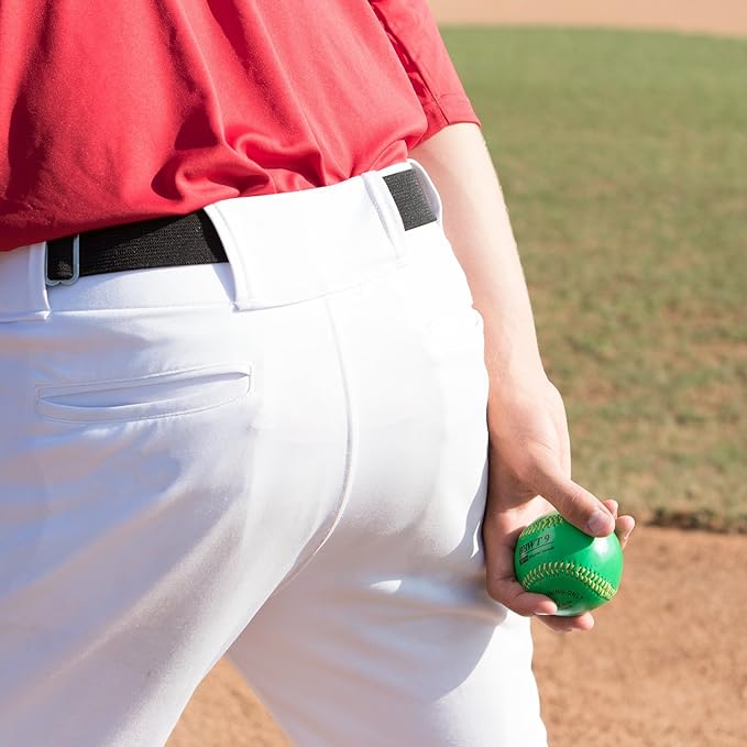 Champion Sports Baseball/Softball Uniform Belt, Comfort Stretch Fit Durable Syntex Tab - Youth & Adult Sizes, Multiple Colors