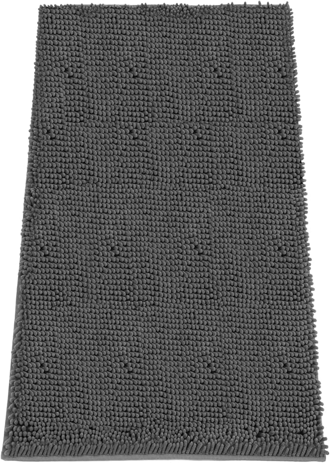 Absorbent Dog Door Mat for Muddy Paws, 72" x 36" Chenille Indoor Mats for Entryway, Trap Dirt Front Door Mat Indoor Entrance Washable Non Slip Soft