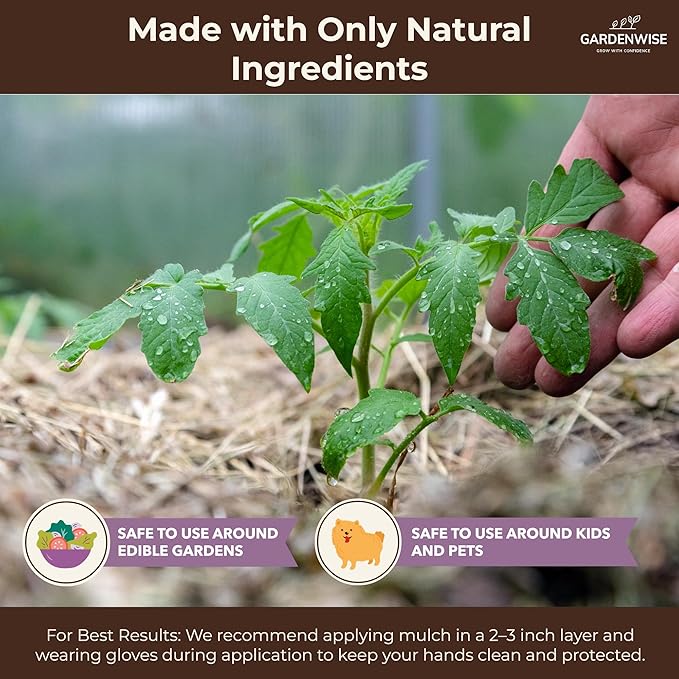 Premium Organic Wood Mulch for Gardens, Landscaping, Potted Plants, and Vegetable Gardens (1 CF - 28 L - 30 QTS)
