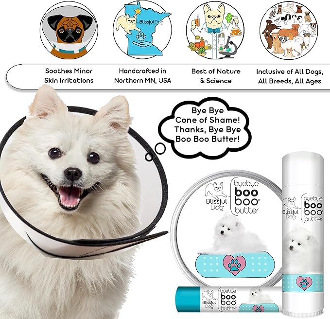 The Blissful Dog .50 oz Tube American Eskimo Booboo Butter
