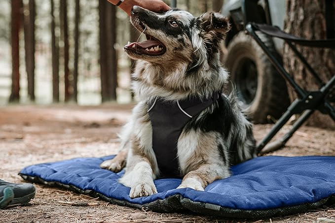 K9 Ballistics Tough Ripstop Dog Crate Pad - Durable & Machine Washable with Non-Skid Bottom and 120-Day Warranty, Fits 24" Wire Crates - X-Small, Obsidian Black