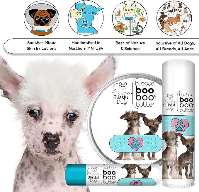 The Blissful Dog Chinese Crested Boo Boo Butter, 16 oz.