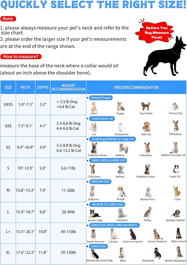 Inspack Soft Dog Cone Collar Alternative, E Cones for Small Dogs/Cat/Puppy to Stop Licking after Surgery, Comfortable All Paws Comfy Elizabethan Collars, Neuter Recovery Ecollars of Shame Alternatives