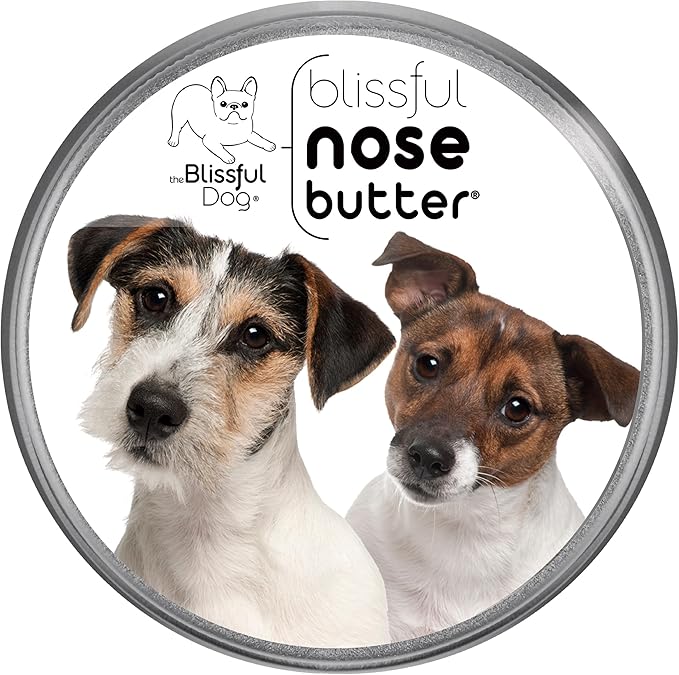 The Blissful Dog Jack Russell Terrier Unscented Nose Butter - Dog Nose Butter, 4 Ounce