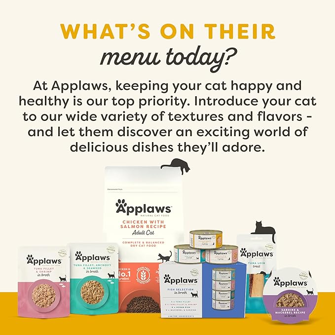 Applaws Lickable Cat Treats, Natural Grain-Free Purée, Limited Ingredient, Chicken Squeeze Up Cat Treats (60 x 0.5 oz Sachets)
