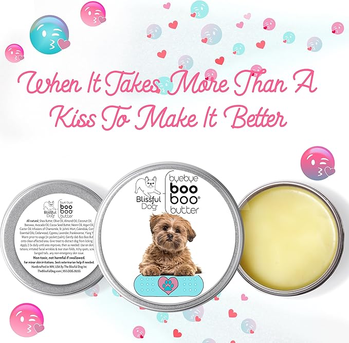 The Blissful Dog Lhasa Apso Boo Boo Butter, 1-Ounce