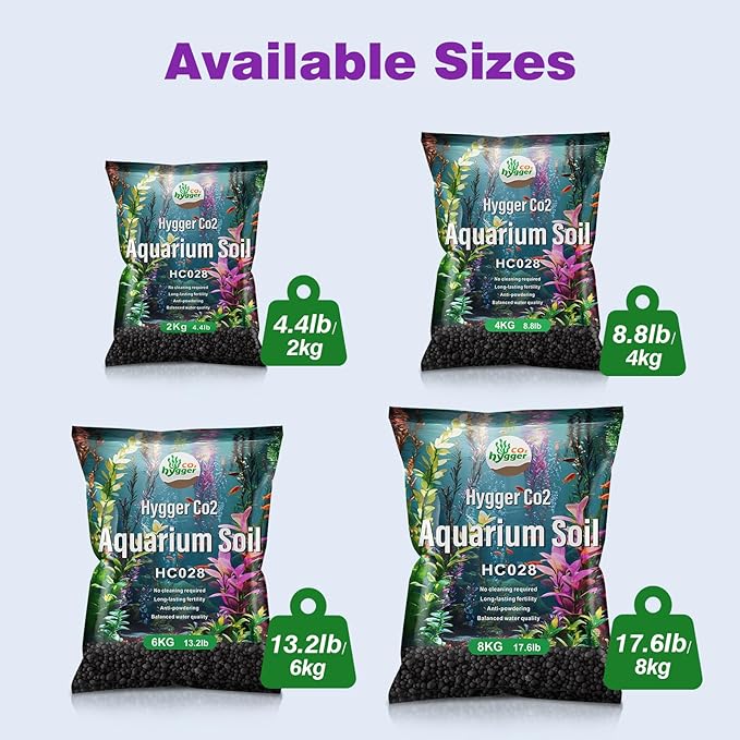 Upgraded Aquarium Soil Water Grass Mud, Ideal for Fish Tank Aquascaping Aquarium Substrate Soil for Plants and Shrimps, No Need to Wash (8.8 Pounds)