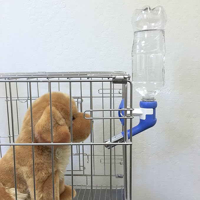 Choco Nose H570 Patented No Drip Large-sized Dog Water Nozzle, Recommended for Medium to Large -Sized Dogs, Enlarged Sized Leak-proof Nozzle, BPA Free, Nozzle Diameter: 22mm (Blue/White)