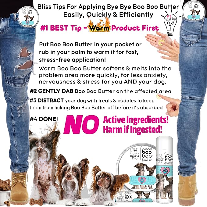 The Blissful Dog Chinese Crested Boo Butter, 2 oz