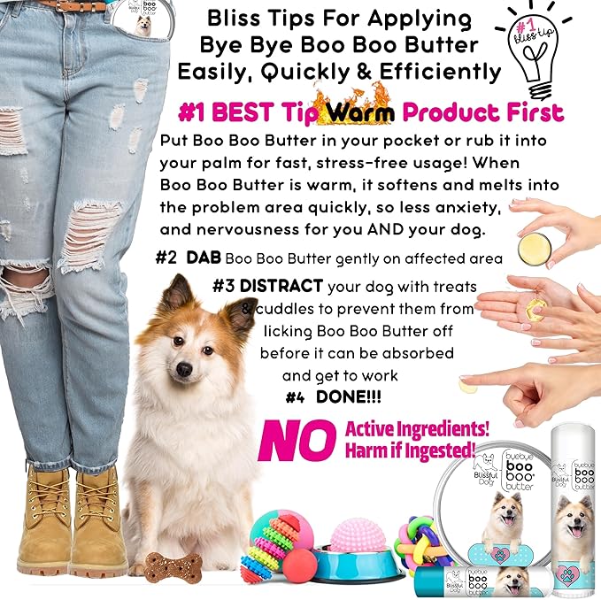 The Blissful Dog Icelandic Sheepdog Boo Boo Butter, 0.15 Ounce