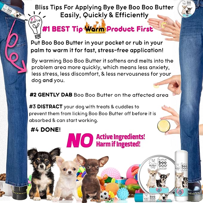 The Blissful Dog 4 oz TIN Chihuahua Booboo Butter