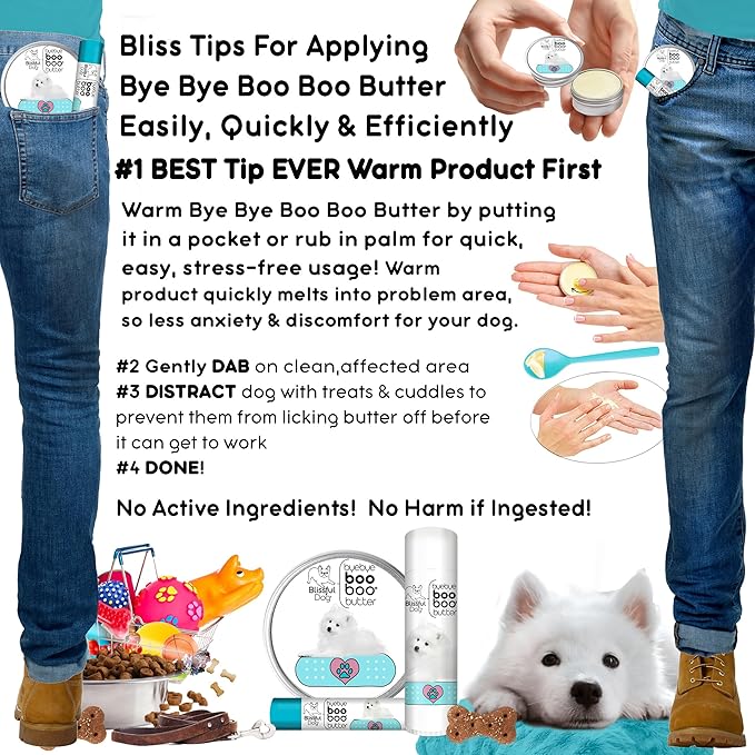 The Blissful Dog .15 oz Tube American Eskimo Booboo Butter