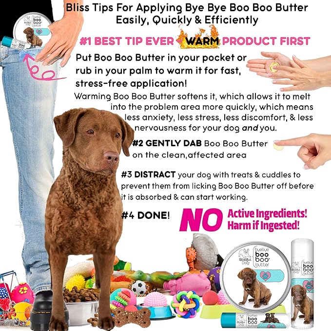 The Blissful Dog Chesapeake Bay Retriever Boo Boo Butter, 0.50-Ounce