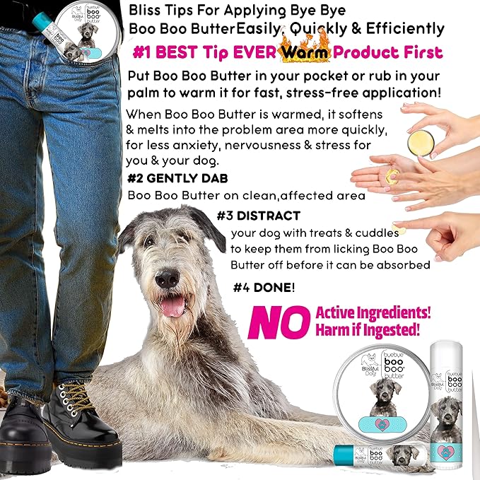 The Blissful Dog Irish Wolfhound Boo Boo Butter, 0.50 Ounce