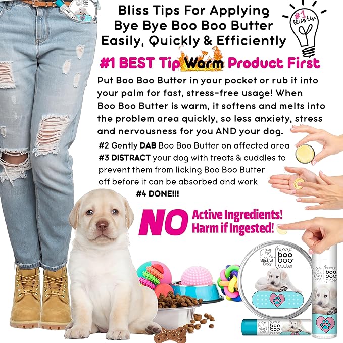 The Blissful Dog 2 oz TIN Labrador Retriever Booboo Butter