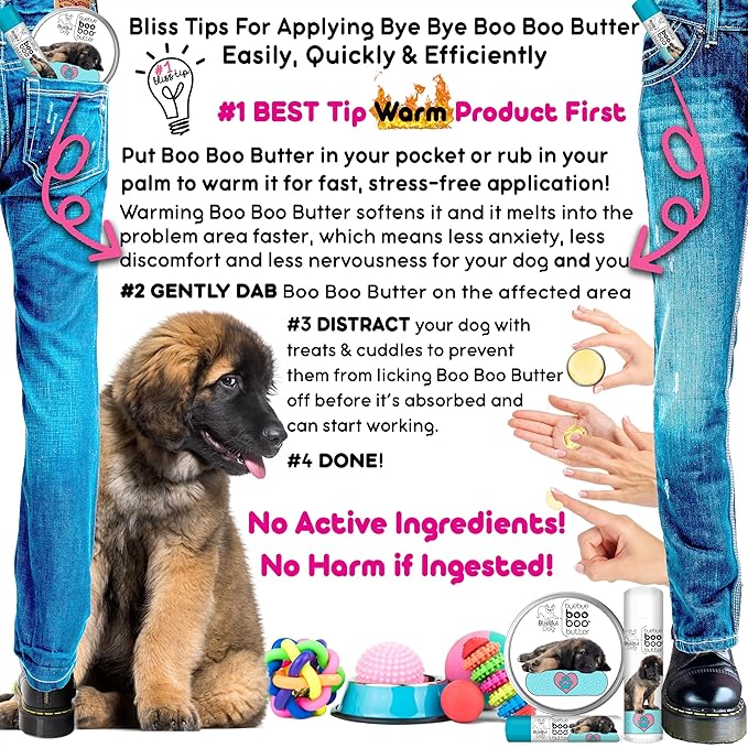 The Blissful Dog Leonberger Boo Boo Butter, 0.15-Ounce
