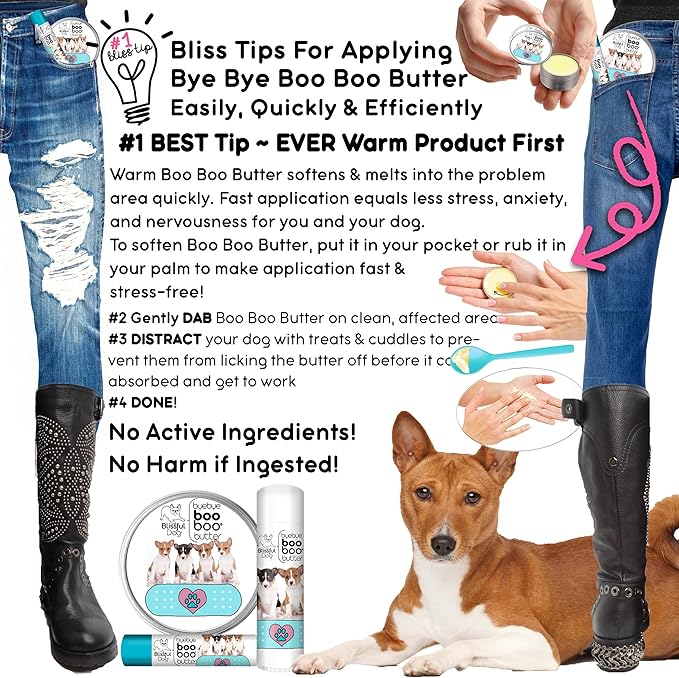 The Blissful Dog Basenji Boo Boo Butter, 0.15-Ounce