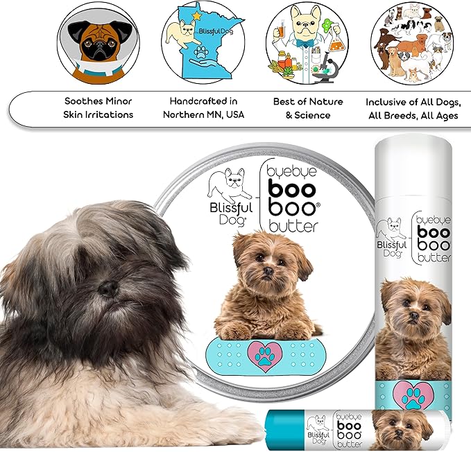 The Blissful Dog Lhasa Apso Boo Boo Butter, 0.50-Ounce