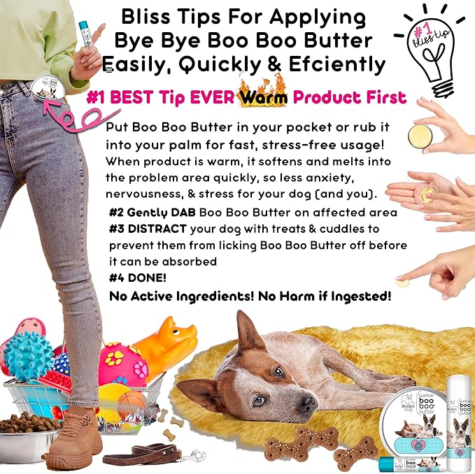 The Blissful Dog Blue Heeler Boo Butter, 0.50 oz