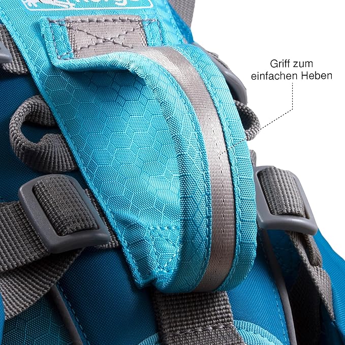 Kurgo Dog Saddlebag Backpack, Back Pack Dog Harness, Hiking Pack for Dogs, Packs for Pets to Wear, Camping & Travel Vest Harness, Reflective, Lightweight, Baxter Pack for Medium & Large Pets
