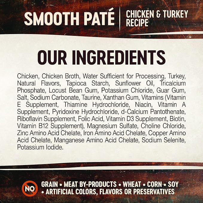 Wellness CORE Tiny Tasters Pate Adult Wet Cat Food, Natural, Protein-Rich, Grain Free, 1.75 Ounce Pouch, 12 Pack (Chicken & Turkey)