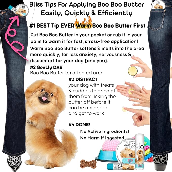 The Blissful Dog .50 oz Tube Pekingese Booboo Butter