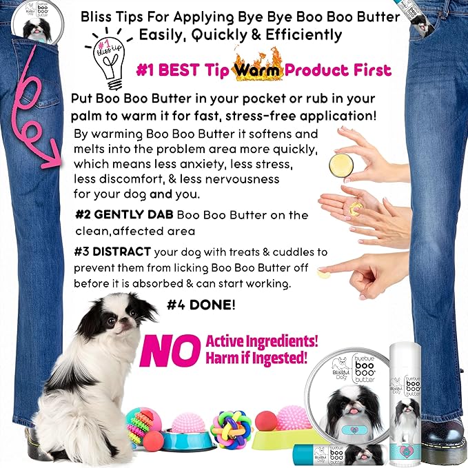 The Blissful Dog 2 oz TIN Japanese Chin Booboo Butter