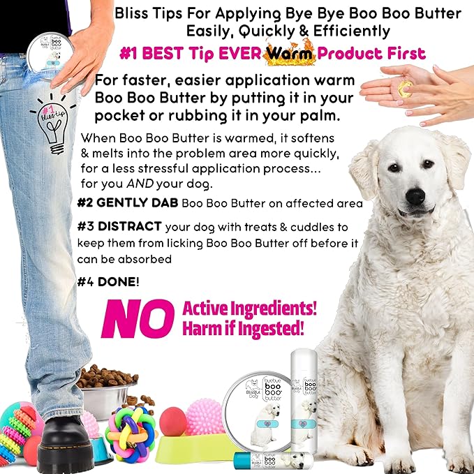 The Blissful Dog Kuvasz Boo Boo Butter, 0.15 Ounce