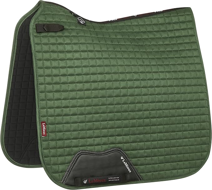 LeMieux Suede Dressage Square - English Saddle Pads for Horses - Equestrian Riding Equipment and Accessories