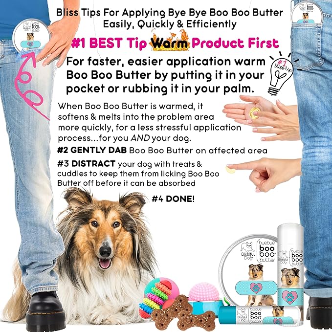The Blissful Dog 4 oz TIN Collie Booboo Butter
