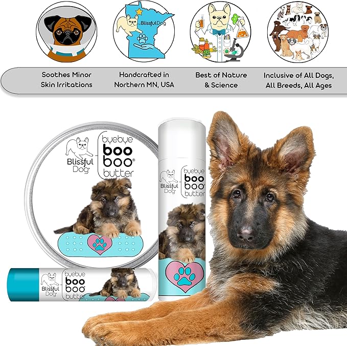 The Blissful Dog 4 oz TIN German Shepherd Booboo Butter