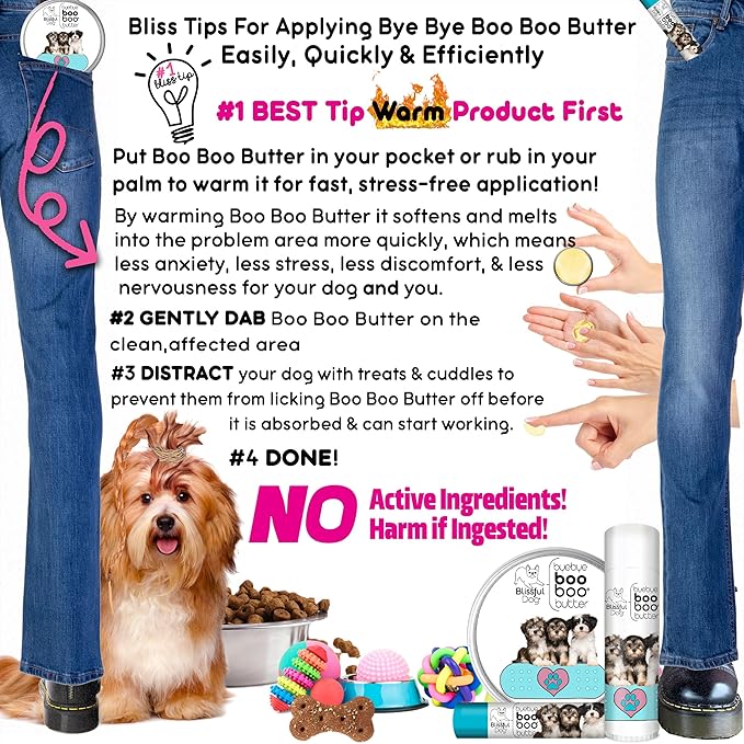 The Blissful Dog Havanese Boo Boo Butter, 0.50-Ounce