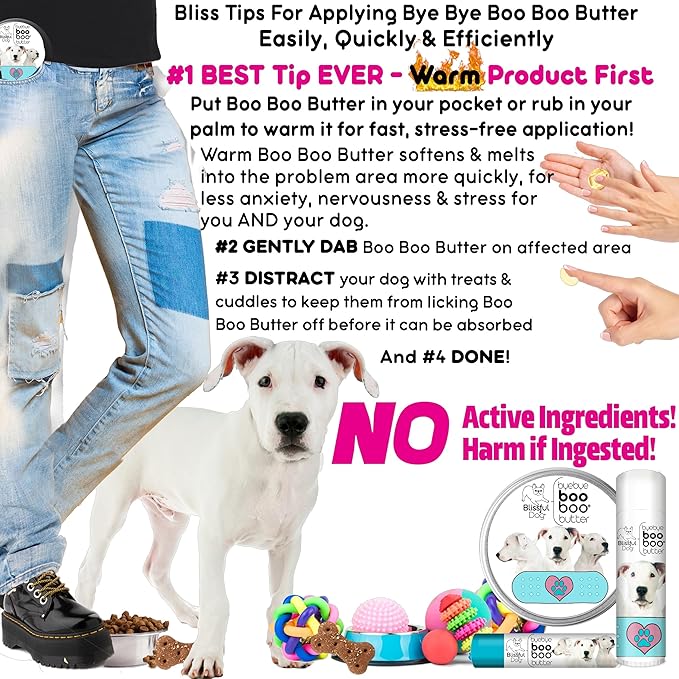 The Blissful Dog Dogo Argentino Boo Boo Butter, 1-Ounce