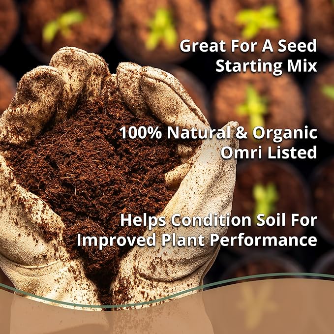 Coco Bliss 650gm Bricks (6-Pack) - Organic Coco Coir for Plants - OMRI-Listed Coco Coir for Garden Soil & Potting Mixes - Coconut Fiber Mixes with Potting Soil for Indoor Plants & Outdoor Plants