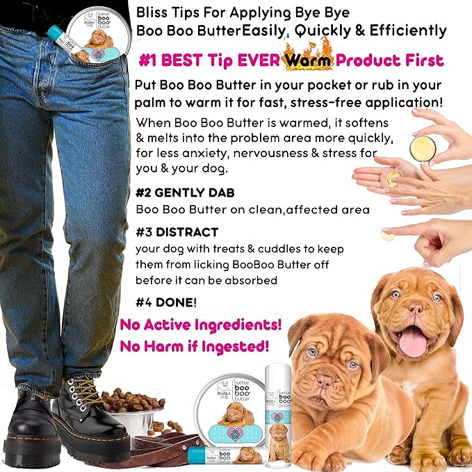 The Blissful Dog Dogue De Bordeaux Boo Boo Butter, 16 oz.