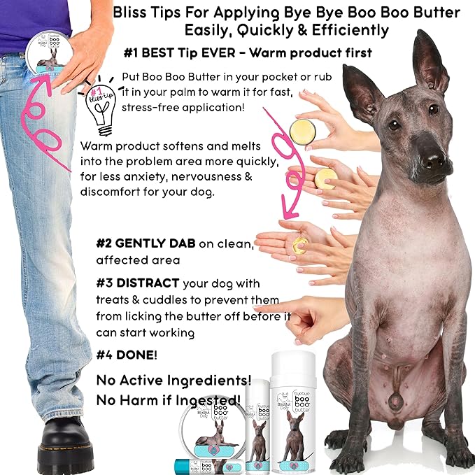 The Blissful Dog Xoloitzcuintli Boo Boo Butter, 16 oz.