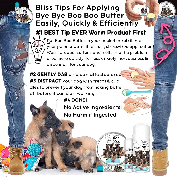 The Blissful Dog Belgian Malinois Boo Boo Butter, 16oz