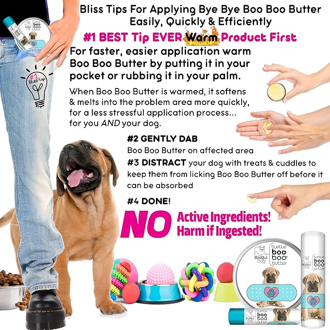 The Blissful Dog 4 oz TIN Bullmastiff Booboo Butter