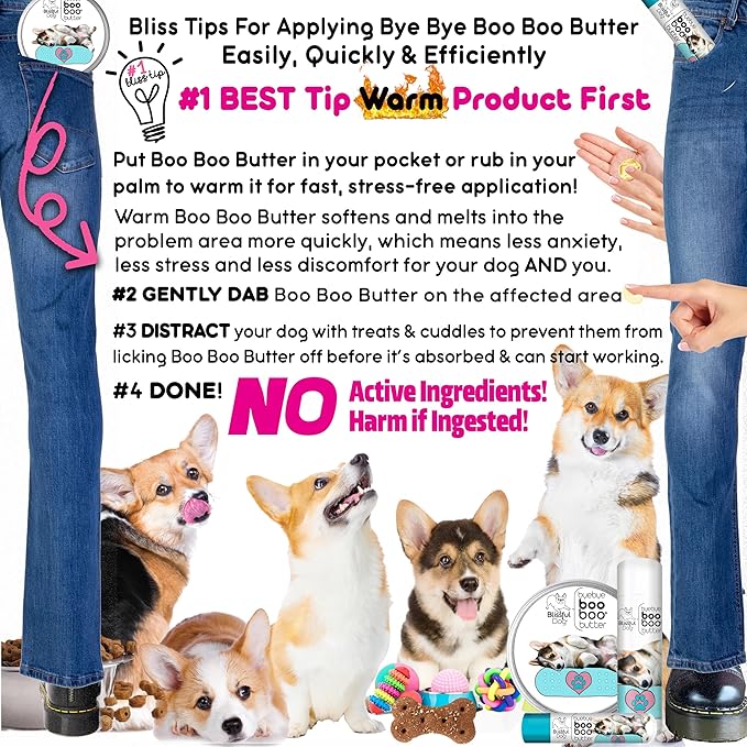 The Blissful Dog .15 oz Tube Corgi Booboo Butter