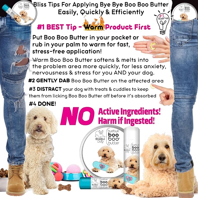 The Blissful Dog .15 oz Tube Goldendoodle Booboo Butter