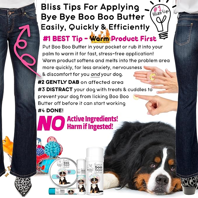 The Blissful Dog 1 oz TIN Bernese Mountain Dog Booboo Butter